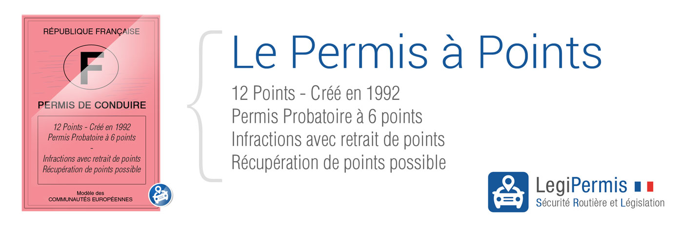 Permis à points : fonction du nombre de points