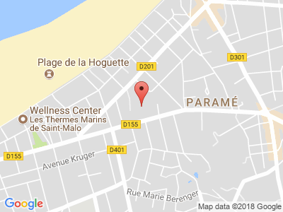 Plan Google Stage recuperation de points à Saint-Malo proche de Dinard