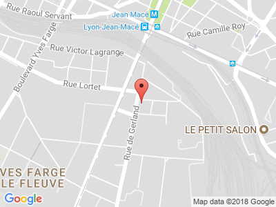 Plan Google Stage recuperation de points à Lyon proche de Décines-Charpieu