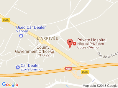 Plan Google Stage recuperation de points à Plérin proche de Trégueux