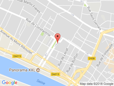 Plan Google Stage recuperation de points à Rouen proche de Saint-Étienne-du-Rouvray