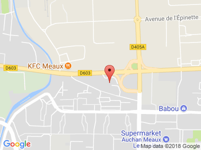 Plan Google Stage recuperation de points à Meaux proche de Château-Thierry