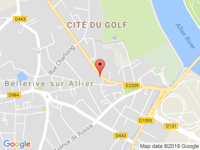 Plan Google Stage recuperation de points à Bellerive-sur-Allier