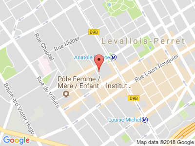 Plan Google Stage recuperation de points à Levallois-Perret proche de Bois-Colombes