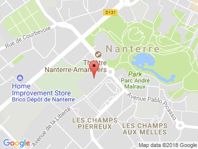 Plan Google Stage recuperation de points à Nanterre proche de Argenteuil