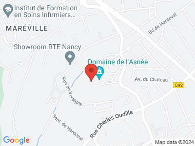 Plan Google Stage recuperation de points à Villers-lès-Nancy proche de Neufchâteau