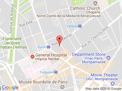 Plan Google Stage recuperation de points à Paris proche de Saint-Ouen