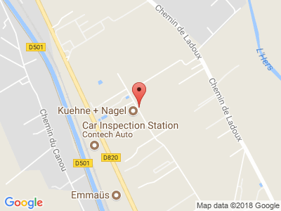 Plan Google Stage recuperation de points à Saint-Jory proche de Grenade