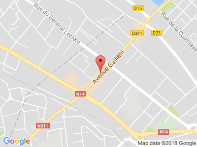 Plan Google Stage recuperation de points à Épinay-sur-Seine proche de Gennevilliers