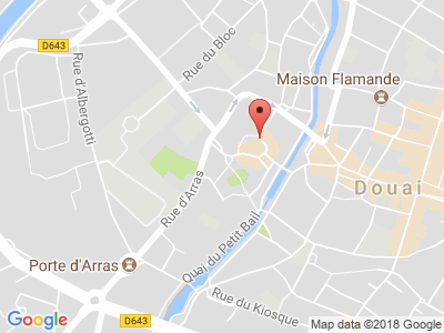 Plan Google Stage recuperation de points à Douai proche de Orchies