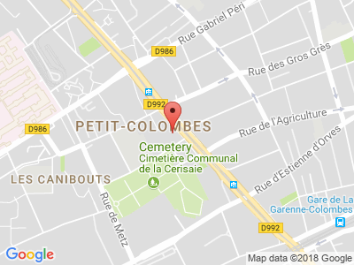 Plan Google Stage recuperation de points à Colombes proche de Bois-Colombes