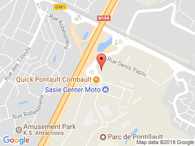 Plan Google Stage recuperation de points à Pontault-Combault