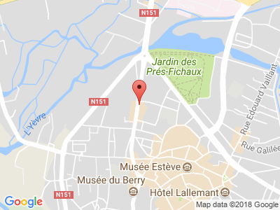 Plan Google Stage recuperation de points à Bourges