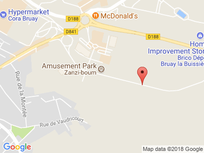 Plan Google Stage recuperation de points à Bruay-la-Buissière proche de Fouquières-lès-Béthune