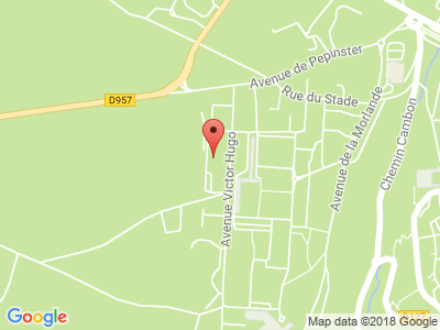 Plan Google Stage recuperation de points à Avallon proche de Monéteau