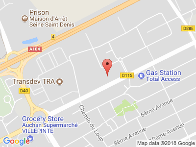 Plan Google Stage recuperation de points à Tremblay-en-France proche de Roissy-en-France