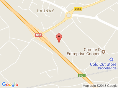 Plan Google Stage recuperation de points à Lamballe proche de Saint-Malo