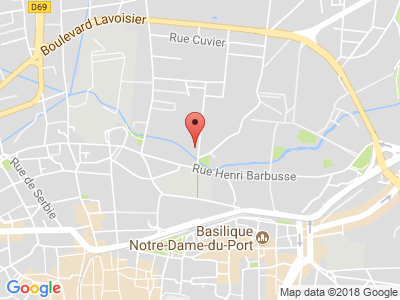 Plan Google Stage recuperation de points à Clermont-Ferrand proche de Ussel