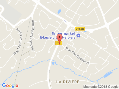 Plan Google Stage recuperation de points à Les Herbiers proche de Cholet