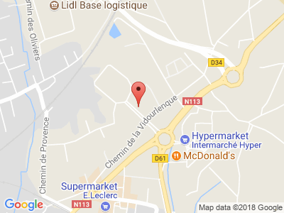 Plan Google Stage recuperation de points à Lunel proche de Nîmes
