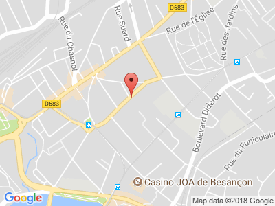 Plan Google Stage recuperation de points à Besançon proche de Vesoul