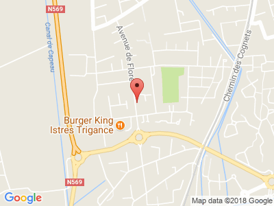Plan Google Stage recuperation de points à Istres proche de Salon-de-Provence