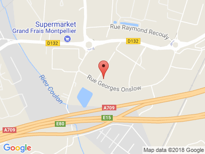 Plan Google Stage recuperation de points à Montpellier proche de Lattes