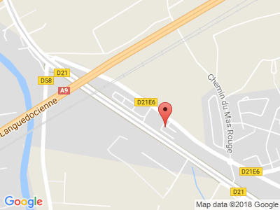 Plan Google Stage recuperation de points à Lattes proche de Balaruc-le-Vieux