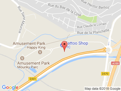 Plan Google Stage recuperation de points à Messein proche de Maxéville