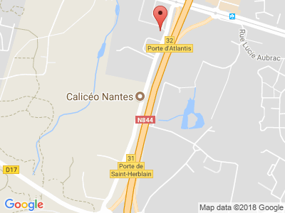 Plan Google Stage recuperation de points à Saint-Herblain proche de Saint-Nazaire