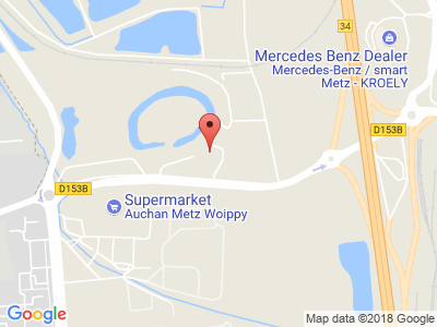 Plan Google Stage recuperation de points à Woippy proche de Metz