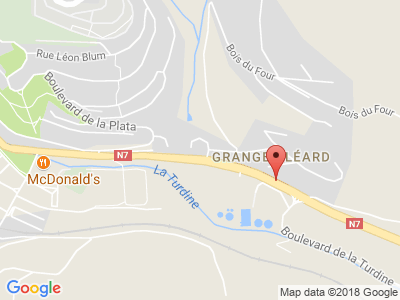 Plan Google Stage recuperation de points à Tarare proche de Roanne