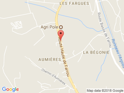 Plan Google Stage recuperation de points à Villefranche-de-Rouergue proche de Rodez