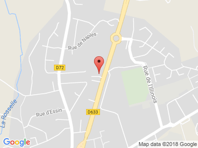 Plan Google Stage recuperation de points à Saint-Avold proche de Forbach