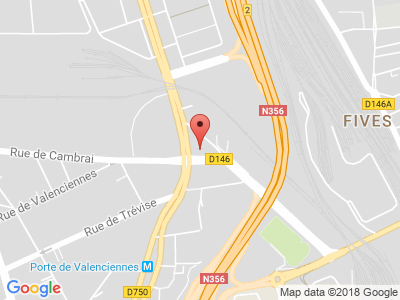 Plan Google Stage recuperation de points à Lille proche de Fretin