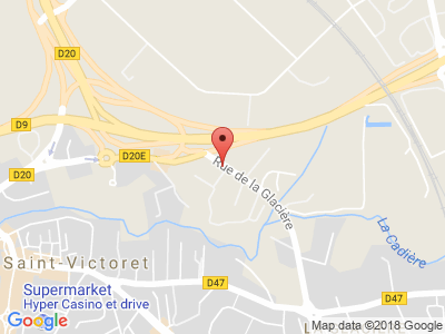 Plan Google Stage recuperation de points à Vitrolles proche de Saint-Victoret
