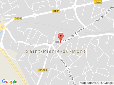 Plan Google Stage recuperation de points à Saint-Pierre-du-Mont proche de Aire-sur-l'Adour