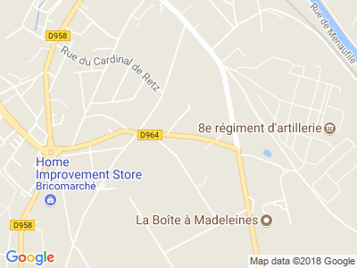Plan Google Stage recuperation de points à Commercy proche de Verdun