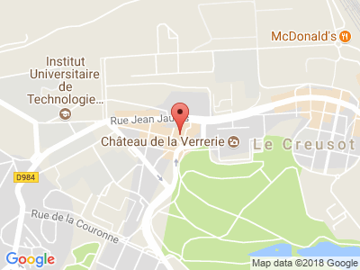Plan Google Stage recuperation de points à Le Creusot proche de Chalon-sur-Saône