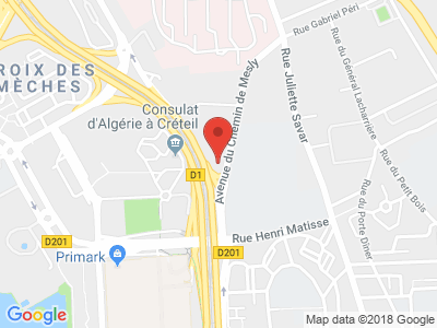 Plan Google Stage recuperation de points à Créteil proche de Boissy-Saint-Léger