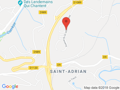 Plan Google Stage recuperation de points à Tulle proche de Biars-sur-Cère