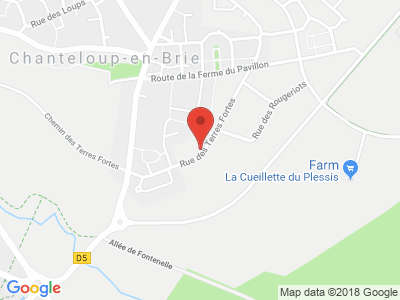 Plan Google Stage recuperation de points à Chanteloup-en-Brie proche de Montévrain