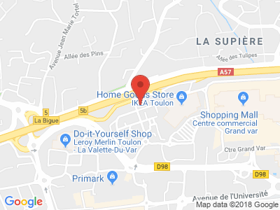 Plan Google Stage recuperation de points à La Valette-du-Var proche de Hyères
