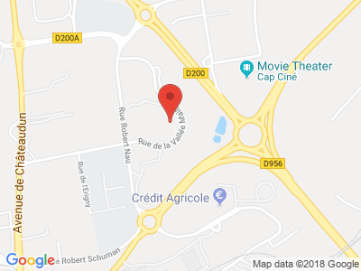 Plan Google Stage recuperation de points à Blois proche de Saint-Ouen