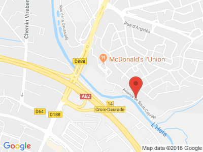 Plan Google Stage recuperation de points à Union proche de Saint-Jory