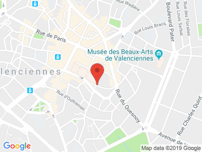 Plan Google Stage recuperation de points à Valenciennes proche de Prouvy