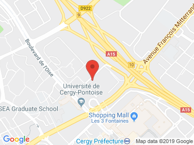 Plan Google Stage recuperation de points à Cergy proche de Conflans-Sainte-Honorine