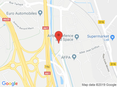 Plan Google Stage recuperation de points à Toulouse proche de Colomiers
