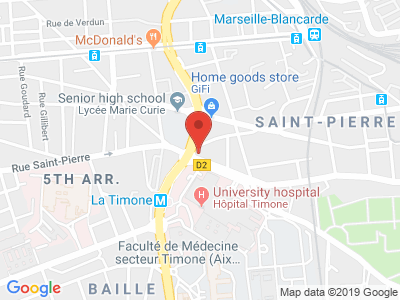 Plan Google Stage recuperation de points à Marseille proche de La Ciotat