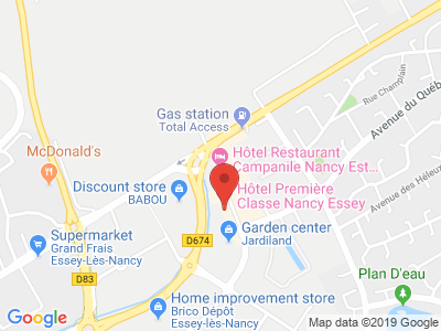 Plan Google Stage recuperation de points à Essey-lès-Nancy proche de Maxéville